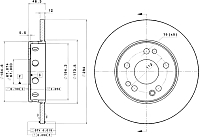 Тормозной диск Brembo 08475034 - 