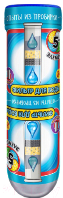 

Набор для опытов КАРРАС, Опыты в колбе. Фильтр для воды / 301
