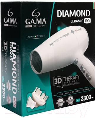 Фен GA.MA Diamond Ceramic Ion 3D Therapy / GH0302