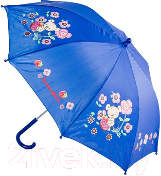 Зонт-трость Котофей 03807012-10 (синий)