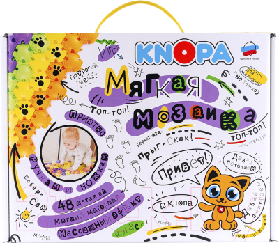 

Развивающая игра Knopa, Мягкая мозаика / 82002