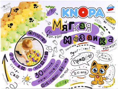 

Развивающая игрушка Knopa, Мягкая мозаика / 82003