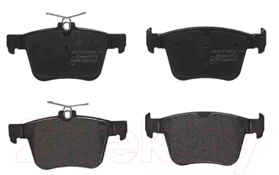 

Тормозные колодки Brembo, P85124