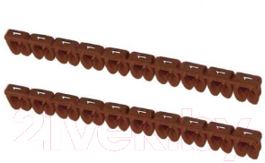 Маркер кабельный TDM SQ0534-0002 (150шт, коричневый)
