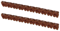 Маркер кабельный TDM SQ0534-0032 (100шт, коричневый) - 