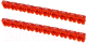 Маркер кабельный TDM SQ0534-0048 (100шт, красный) - 