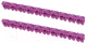 Маркер кабельный TDM SQ0534-0008 (150шт, фиолетовый) - 