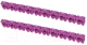 Маркер кабельный TDM SQ0534-0038 (100шт, фиолетовый) - 