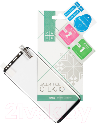 Защитное стекло для телефона Case Nano для Galaxy S8 plus (черный глянец)