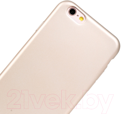 Чехол-накладка Case Deep Matte iPhone 6/6S (золото матовый)