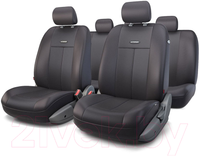 Комплект чехлов для сидений Autoprofi TT-902P BK/BK