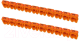 Маркер кабельный TDM SQ0534-0049 (100шт, оранжевый) - 