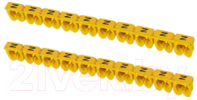 Маркер кабельный TDM SQ0534-0056 (100шт, желтый)
