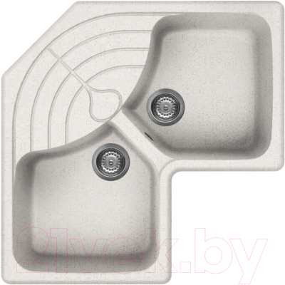 

Мойка кухонная Elleci, Master Corner Bianco Pietra G52 / LGMCOR52