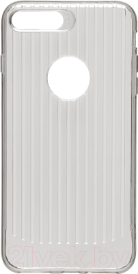 Чехол-накладка Case Focus для iPhone 7 Plus/8 Plus (черный прозрачный)