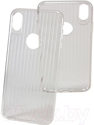 Чехол-накладка Case Focus для iPhone XS Max (прозрачный, глянец)