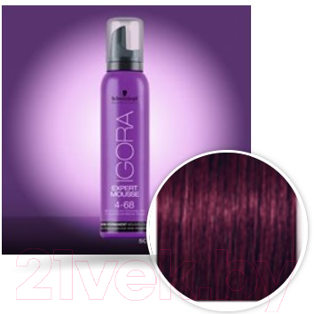 Тонирующий мусс для волос Schwarzkopf Professional Igora Expert Mousse Semi-Permanent Mousse Color 5-99 (100мл)
