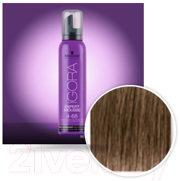 Тонирующий мусс для волос Schwarzkopf Professional Igora Expert Mousse Semi-Permanent Mousse Color 7-0 (100мл)