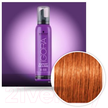 Тонирующий мусс для волос Schwarzkopf Professional Igora Expert Mousse Semi-Permanent Mousse Color 8-77 (100мл)