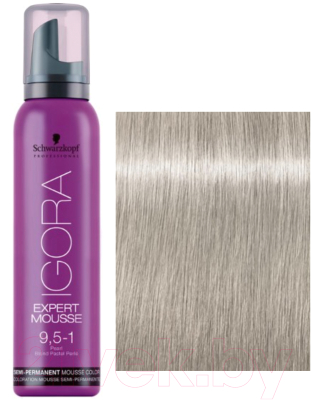 Тонирующий мусс для волос Schwarzkopf Professional Igora Expert Mousse Semi-Permanent Mousse Color 9 1/2-1