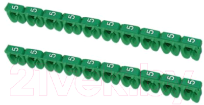 Маркер кабельный TDM SQ0534-0021 (150шт, зеленый)