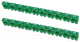 Маркер кабельный TDM SQ0534-0036 (100шт, зеленый) - 