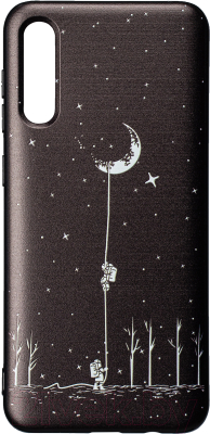 Чехол-накладка Case Print для Galaxy A50 (астронавт)