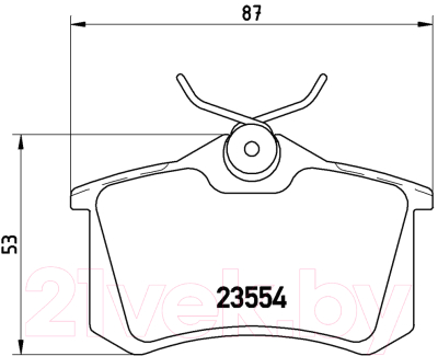 Тормозные колодки Brembo P85017