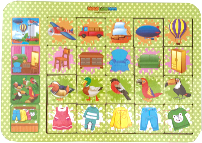 

Развивающая игра WoodLand Toys, Досочки Ассоциации / 093102