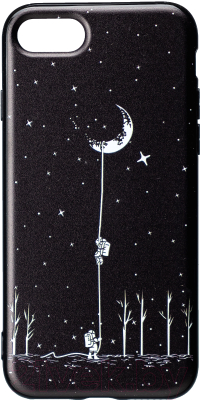 Чехол-накладка Case Print для iPhone 7/8 (астронавт)