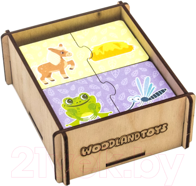 

Развивающая игра WoodLand Toys, Кто что ест / 111202