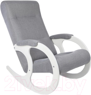 Кресло-качалка Calviano Бастион 3 (серый мемори 15/белый)