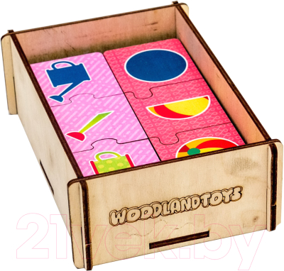 Развивающая игра WoodLand Toys Целое и ее части / 111303