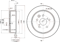Тормозной диск Brembo 08A63511 - 