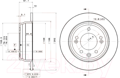 

Тормозной диск Brembo, 08A86910