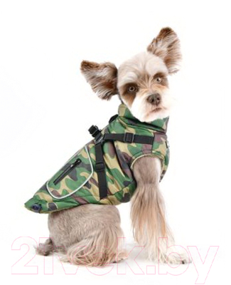 Жилетка для животных Puppia Pioneer / PLRD-VT9343-CA-S (S, камуфляж)