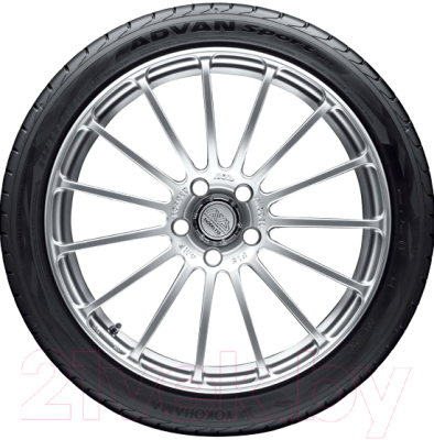 Летняя шина Yokohama Advan Sport V105S 245/45R18 96Y Run-Flat