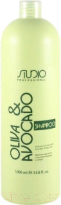 Шампунь для волос Kapous Studio Professional увлажняющий с маслами авокадо и оливы (1л)