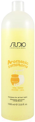 Шампунь для волос Kapous Studio Professional молоко и мед для всех типов волос (1л)