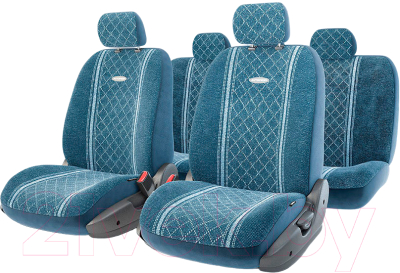 Комплект чехлов для сидений Autoprofi Gobelen GOB-1105 BL/ROMB (M)