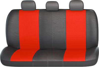 Комплект чехлов для сидений Autoprofi Grand Full GND-1305GF BK/RD
