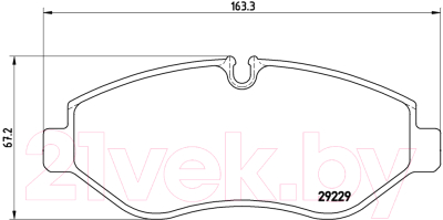 Тормозные колодки Brembo PA6026