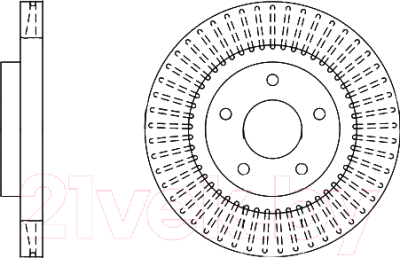 Тормозной диск Bosch 0986479T99