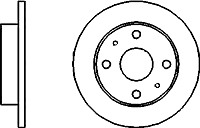 Тормозной диск Bosch 0986479119 - 