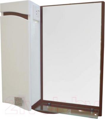 Зеркало Ванланд Симфония 1-60 (коричневый, левое) - общий вид