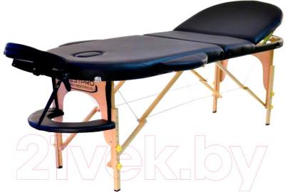 Массажный стол Restpro Vip Oval 3 (черный) - общий вид