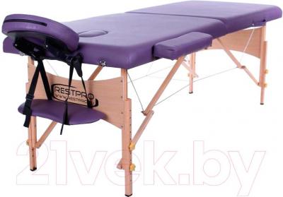 Массажный стол Restpro Classic 2 (пурпурный) - общий вид