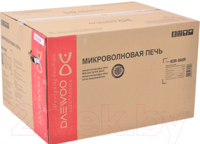 Микроволновая печь Daewoo KOR-8A0R - коробка