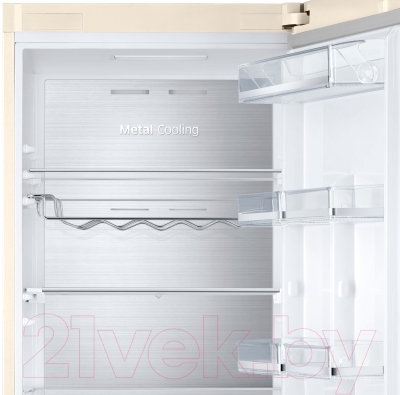 Холодильник с морозильником Samsung RB41J7851EF/WT