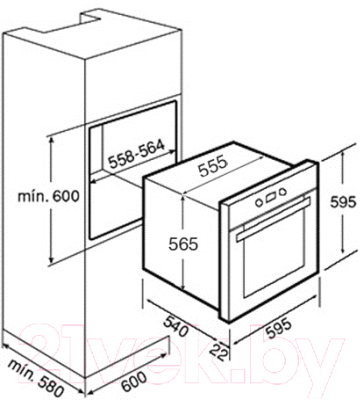 Электрический духовой шкаф Teka HS 735